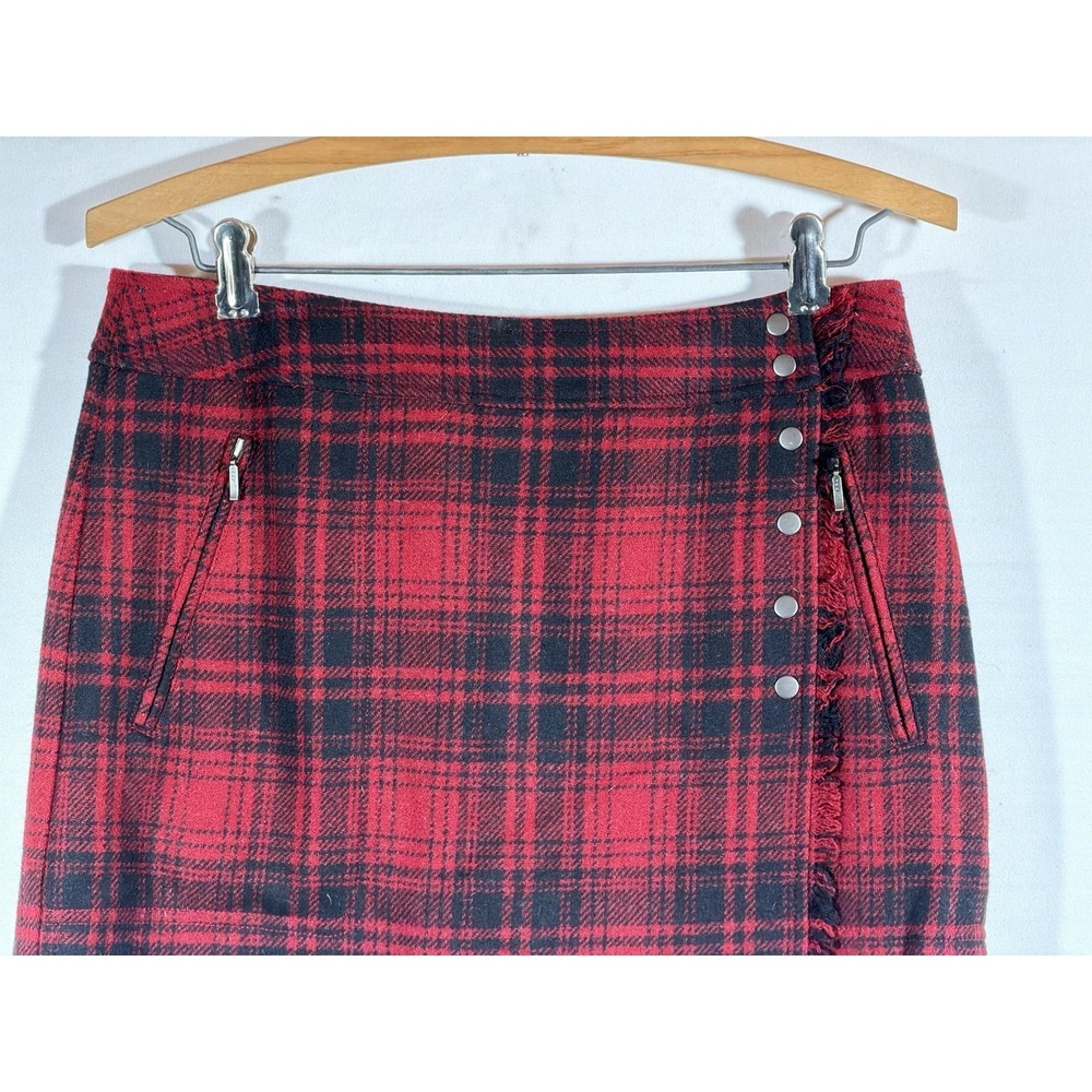 Eddie‎ Bauer Wool Skirt Womens 4 Plaid Maxi Cabin Core Lined Winter - Picture 7 of 16